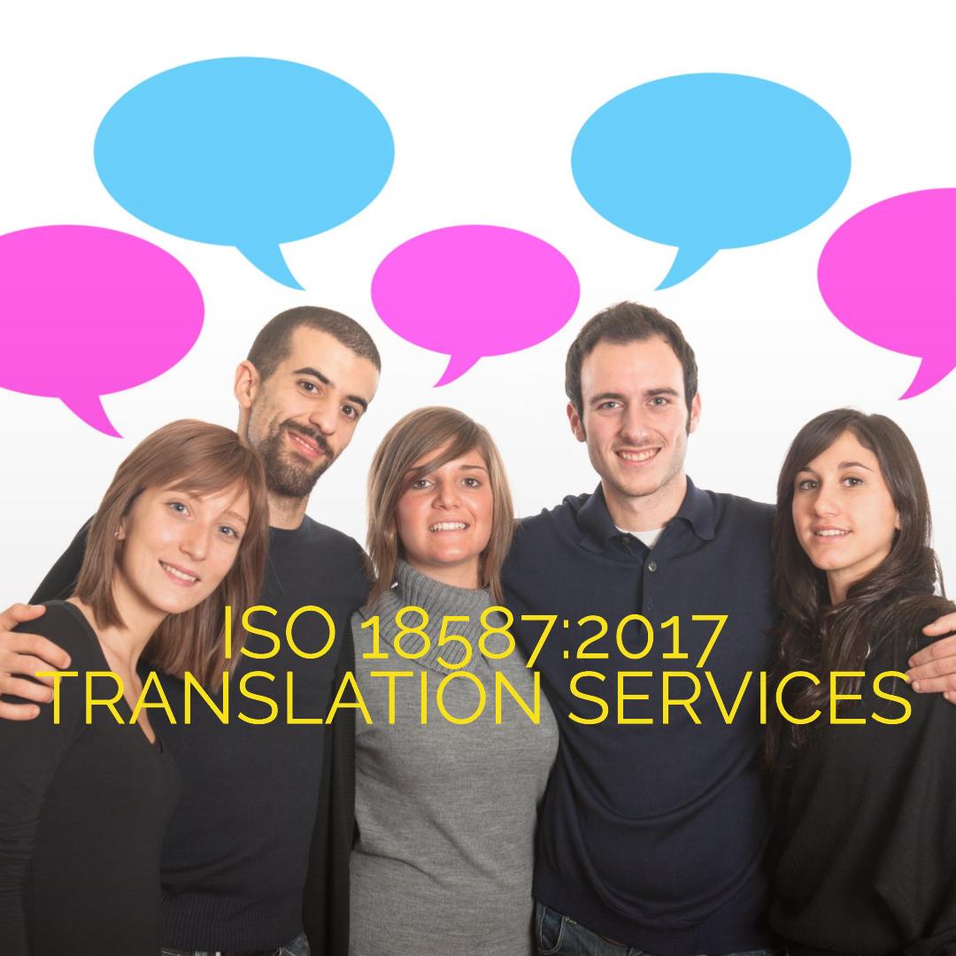 ISO 185872017 Translation Services